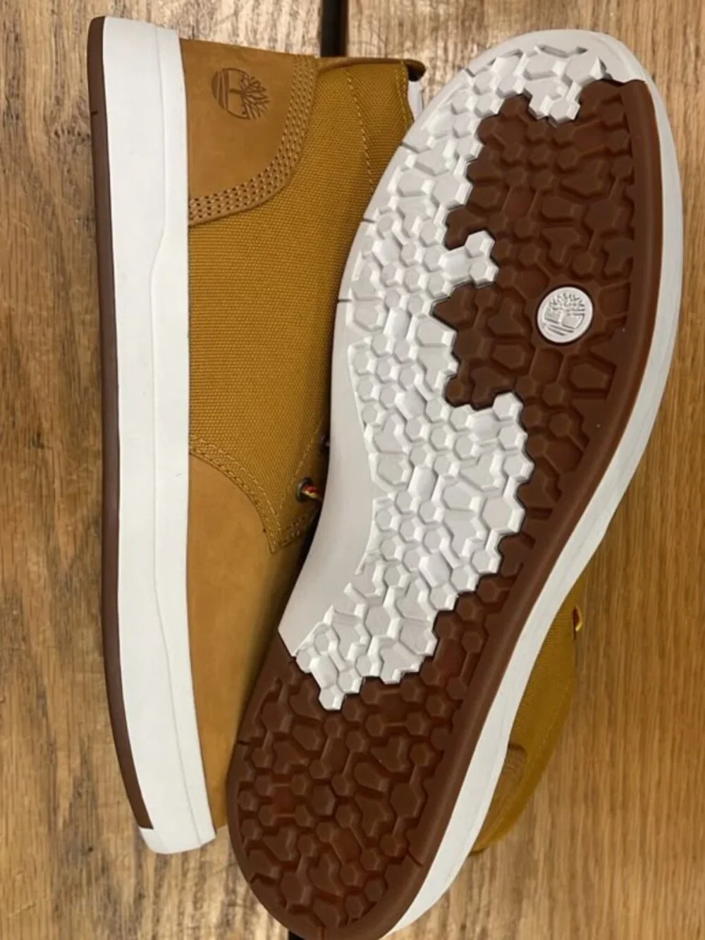 TIMBERLAND MEN'S DAVIS SQUARE MID LACE SNEAKER WHEAT 1A10I3-231 ALL SIZES